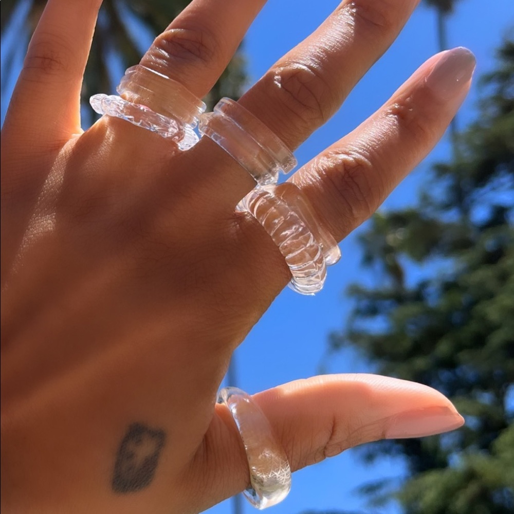 Earth bound rings (clear)